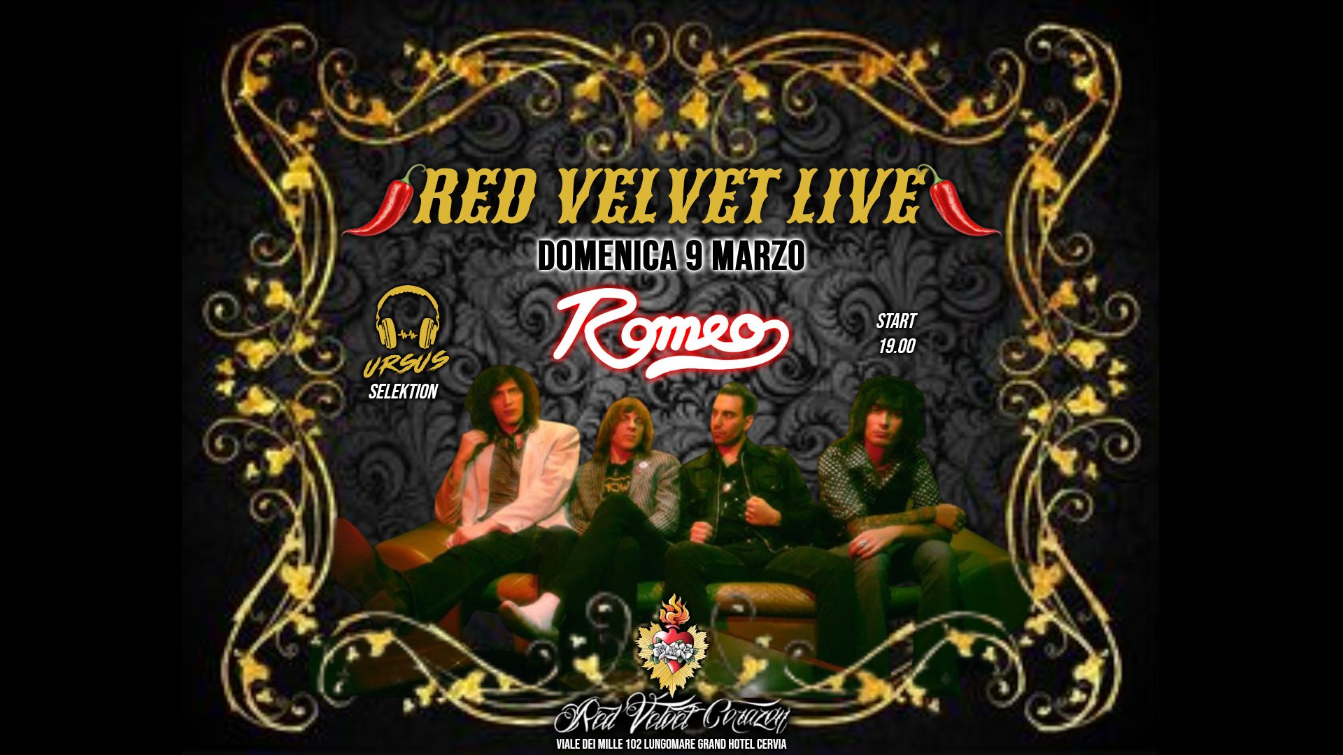 romeo-2025-03-9 Romeo Live al Red Velvet Corazòn